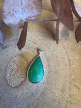 Entia Sterling Silver Green Chrysophase Pendant SKU 25567