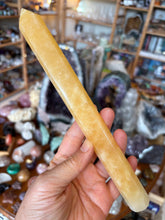 Orange Calcite Wand SKU OCW2