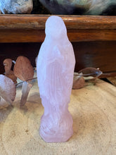 Rose Quartz Mother Mary Carving SKU 26834