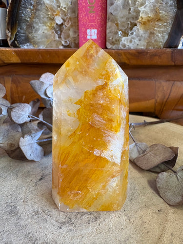 Golden Healer Quartz Point SKU 23978
