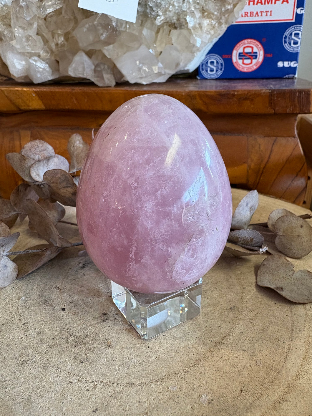 Rose Quartz Egg SKU 24384