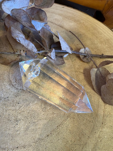 Clear Quartz Vogel Wand SKU 25221