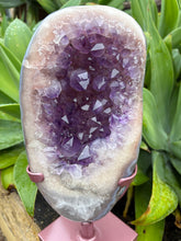 Pink Amethyst Cluster on Swivel Stand SKU 27036