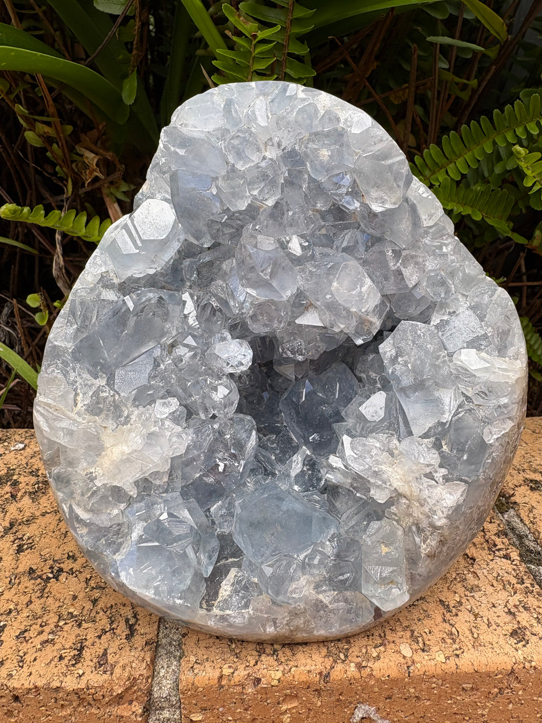 Celestite Standing Cluster SKU 25459