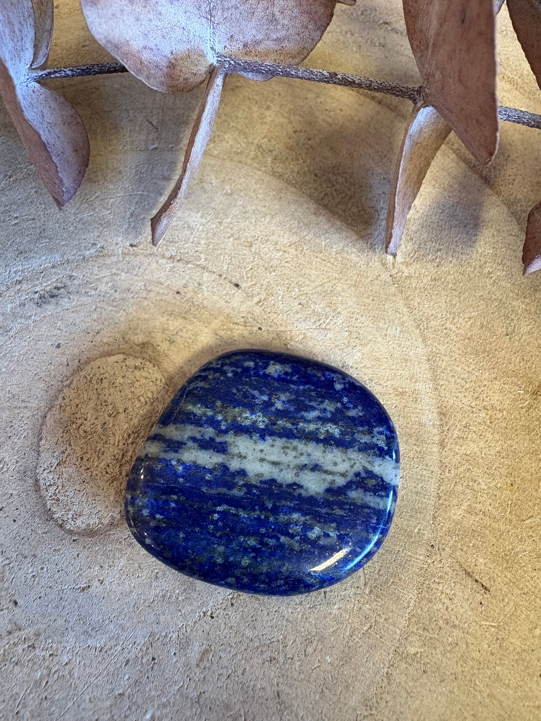 Lapis Lazuli Smooth Stone SKU 25466A