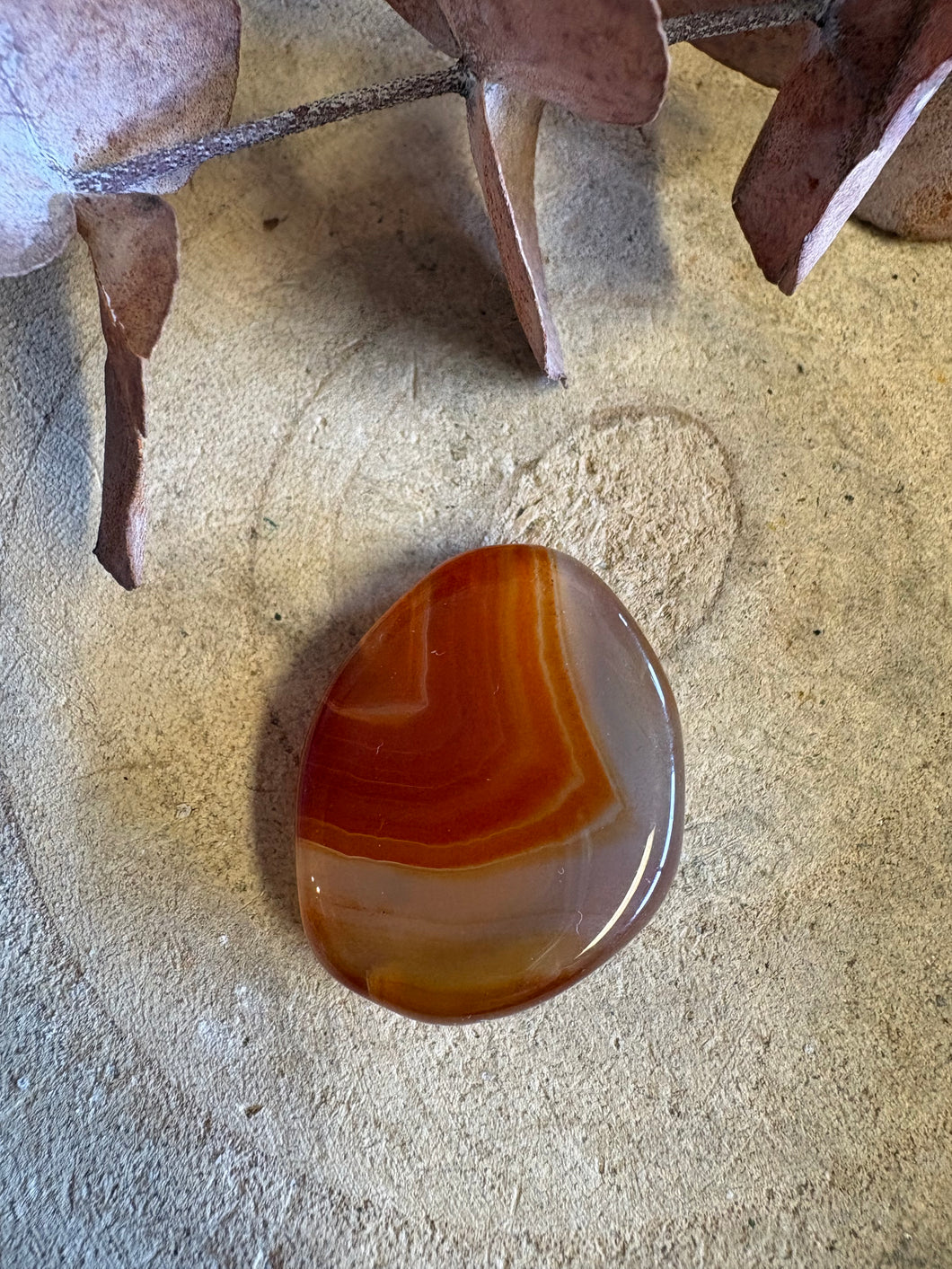 Carnelian Smooth Stone SKU 26136A