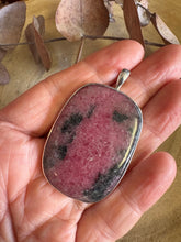 Sterling Silver Rhodonite Pendant SKU 25796