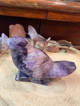 Chevron Amethyst Bird Carving SKU 26615