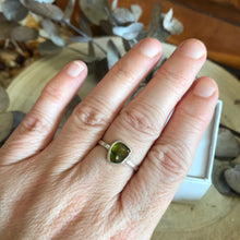 Sterling Silver Peridot Ring SKU 23164