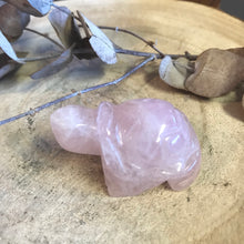 Rose Quartz Turtle Carving SKU 23786