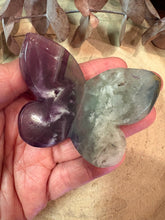Rainbow Fluorite Butterfly Carving SKU 26833