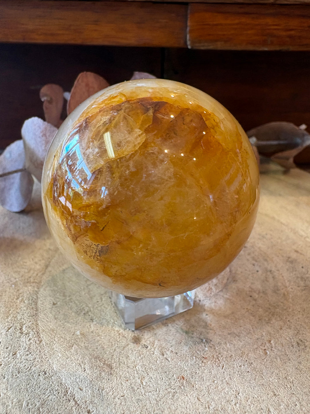Golden Healer Quartz Sphere SKU 26775