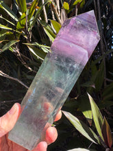 Rainbow Fluorite Point SKU 25039