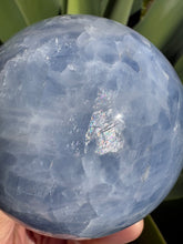 Blue Calcite Large Sphere SKU 25827