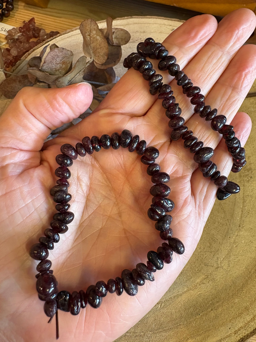 Garnet Chip Bracelet SKU 25231