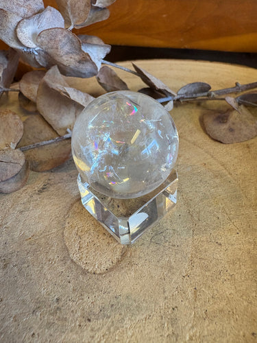 Clear Quartz Sphere SKU 24895