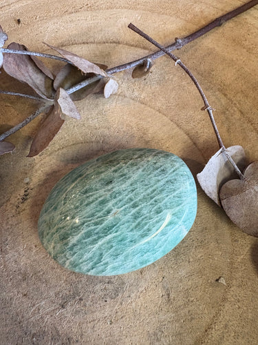 Amazonite Palm Stone SKU 24122