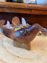 Yellow & Purple Fluorite Bird Carving SKU 26615YPF