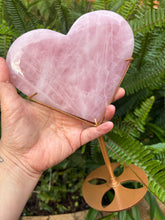 Rose Quartz Heart on Stand SKU 26798
