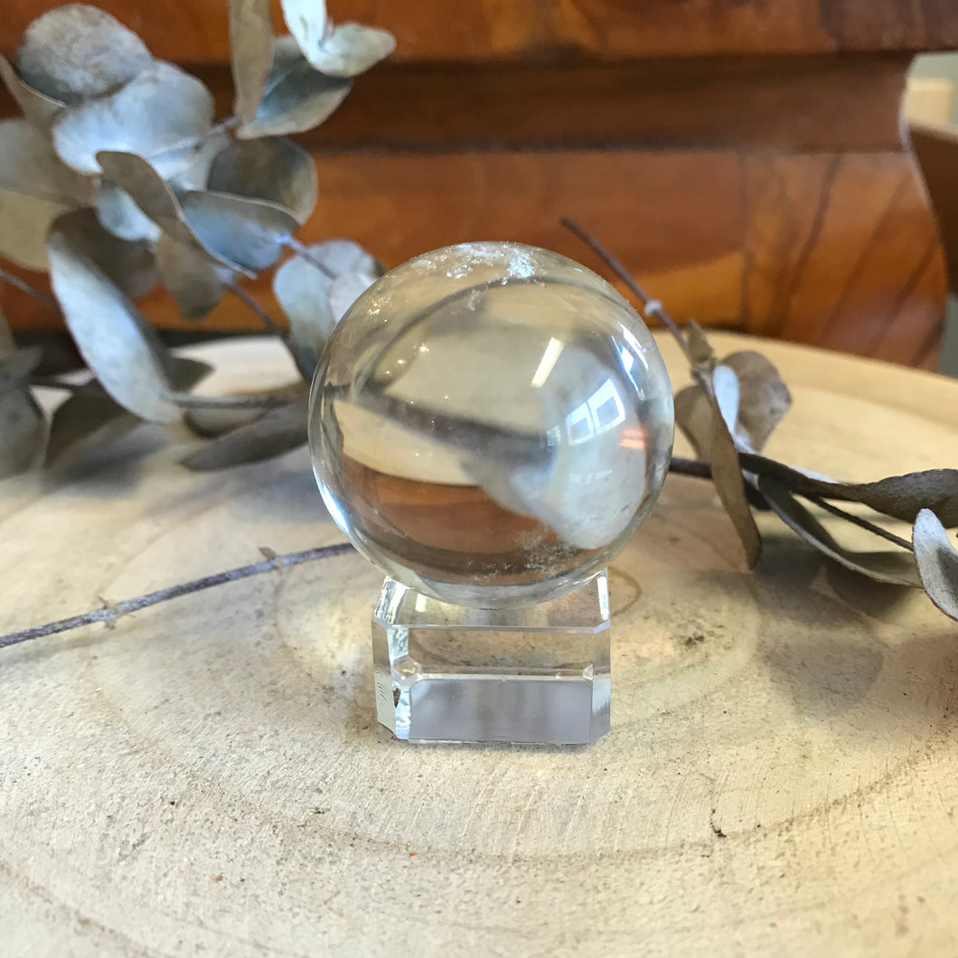 Clear Quartz Sphere SKU 10791