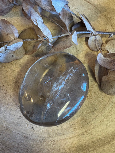 Smoky Quartz Palm Stone SKU 24567