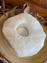 Clear Quartz Chunk Candleholder SKU 26246A