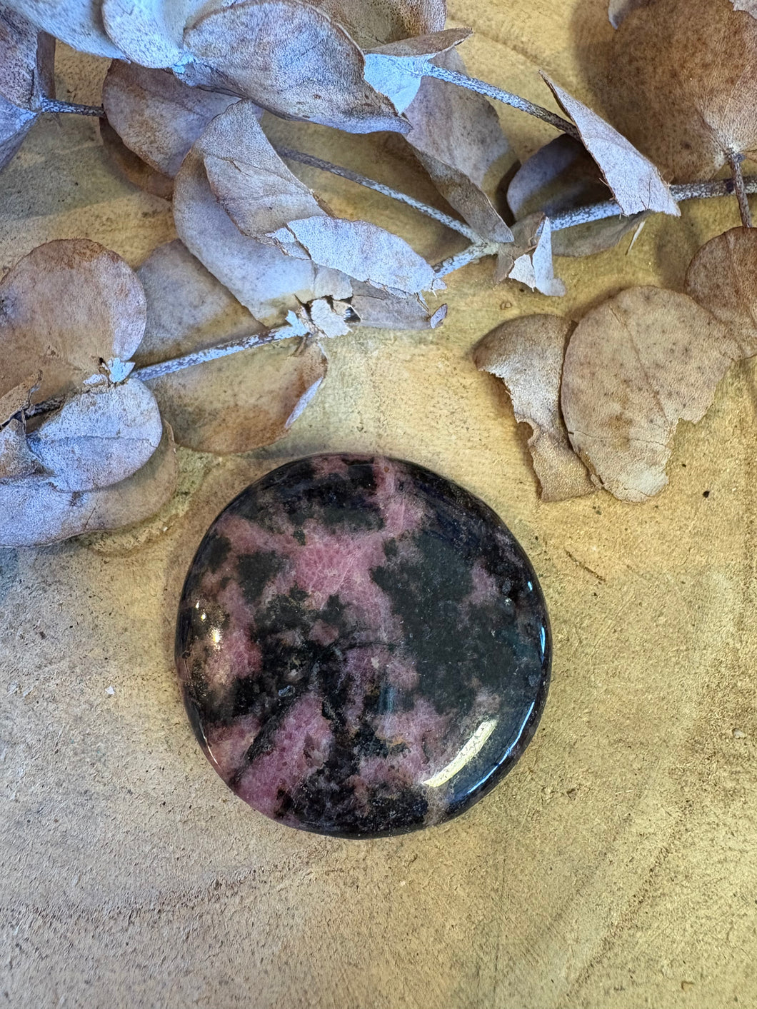 Rhodonite Smooth Stone SKU 25212B