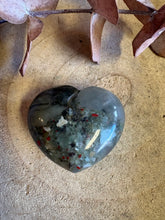 South African Bloodstone Heart SKU 26322