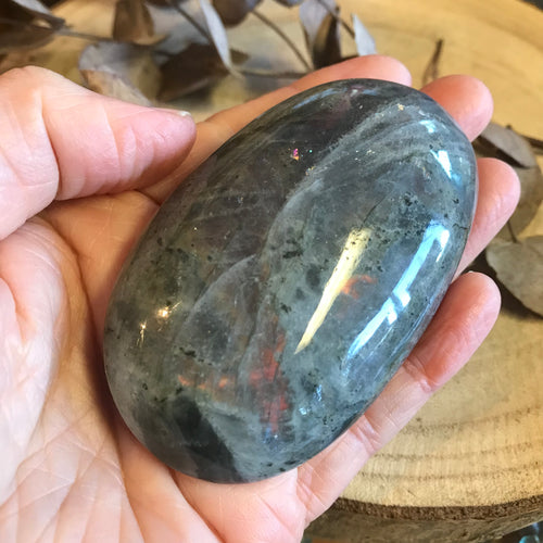 Labradorite Palm Stone SKU 23623