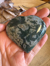 Moss Agate Heart SKU 24907