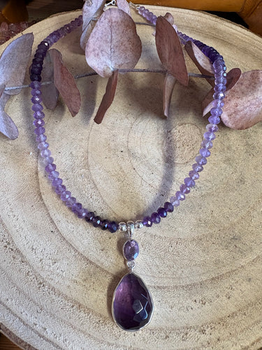 Entia Amethyst Beaded Necklace SKU 25882