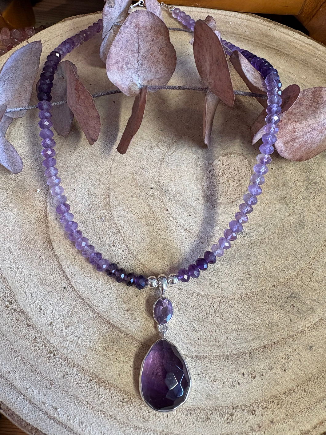Entia Amethyst Beaded Necklace SKU 25882