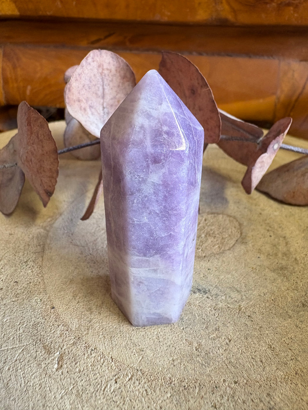 Lepidolite Point SKU 26152