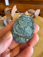 Labradorite Owl Carving SKU 25695
