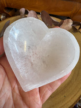 Selenite Heart Bowl SKU 25166