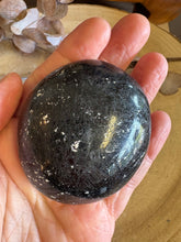 Black Tourmaline Palm Stone SKU 25532