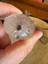 Clear Quartz Palm Stone SKU 24132