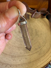 Sterling Silver Smoky Quartz Double Terminated Point Pendant SKU 26087