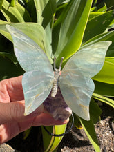 Blue Onyx Butterfly on Chevron Amethyst Chunk SKU 26761
