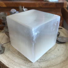Selenite Large Cube SKU 23138
