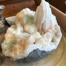 Green Apophyllite, Stilbite & Scolecite Cluster SKU 22821