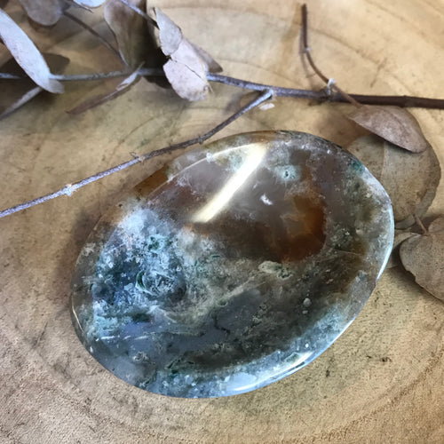 Moss Agate Bowl SKU 23648