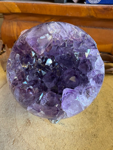 Amethyst Geode Sphere SKU 26556