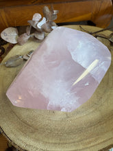 Rose Quartz Facet Cut Freeform SKU 25393