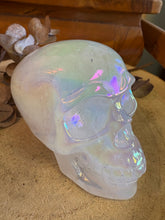 Opal Aura Quartz Skull Carving SKU 25097