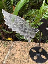 Clear Quartz Winged Unicorn on Stand SKU 25131