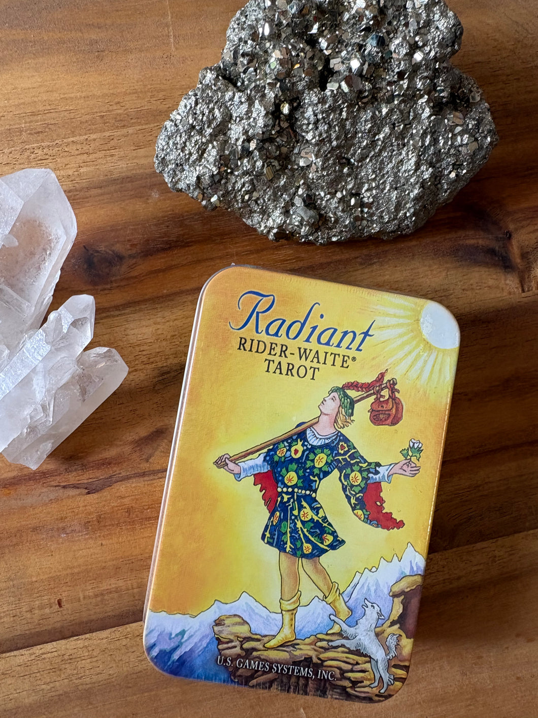 Radiant Rider-Waite Tarot in Tin