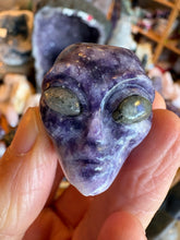 Lepidolite & Labradorite Alien Head Carving SKU 26223A