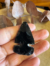 Black Obsidian Arrowhead Carving SKU 25649A