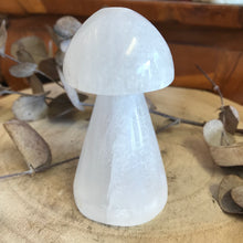 Selenite Mushroom Carving SKU 23079A